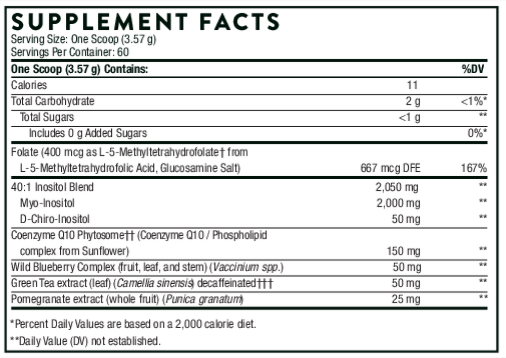 Thorne Ovarian Care 60 servings
