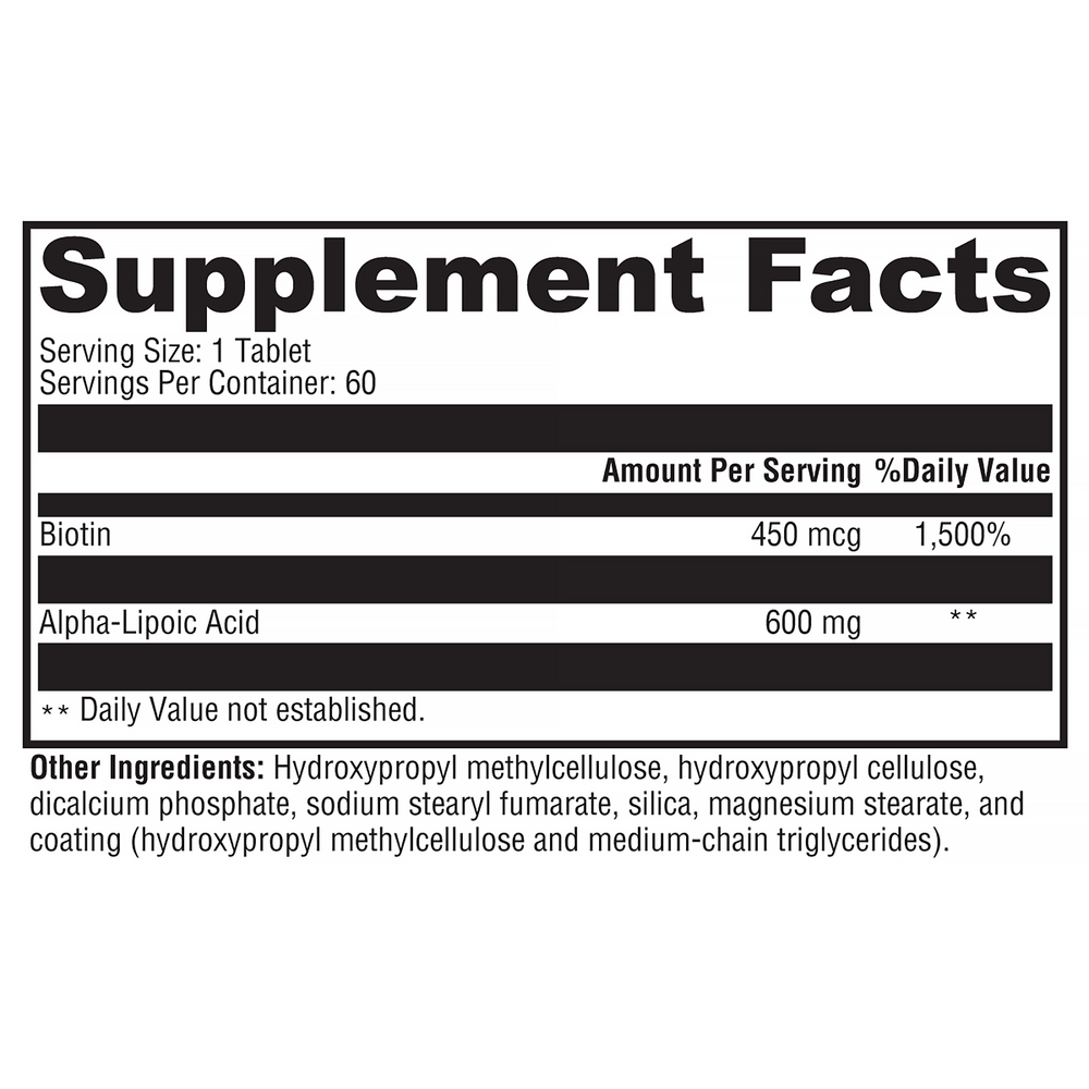 XYMOGEN ALAmax CR (Alpha Lipoic Acid) 60 tablets