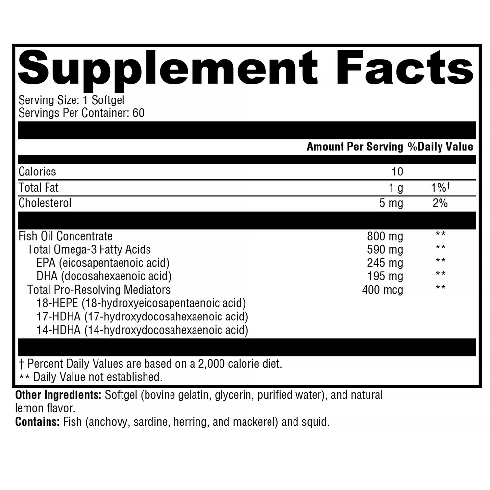 XYMOGEN OmegaPure PRM 60 Softgels