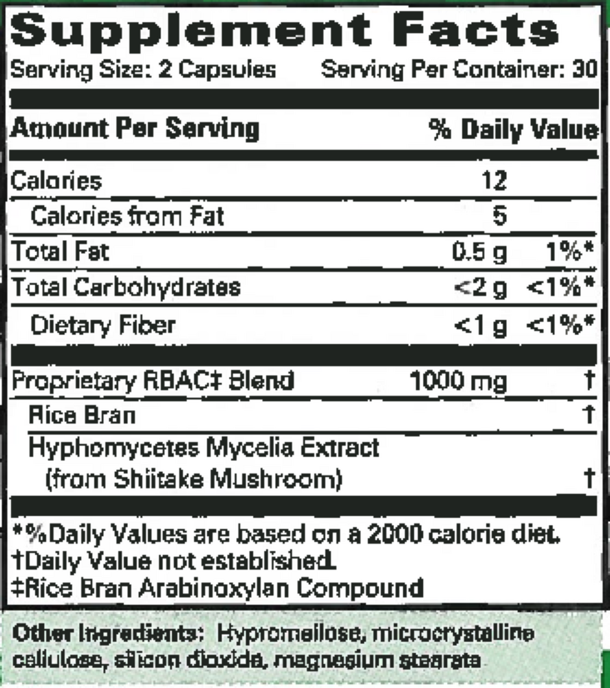 Daiwa Health Development BRM4 500mg 60 capsules