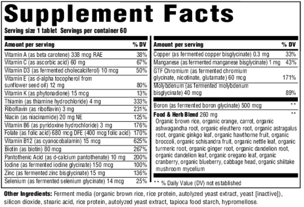 Innate Response Men Over 40™ One Daily Iron Free 60 tablets