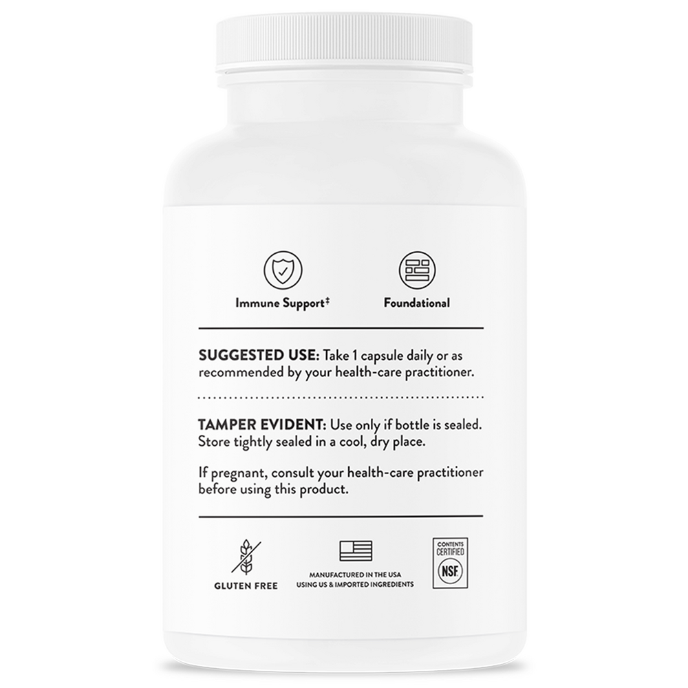 Thorne Vitamin C 1,000 mg 60 capsules