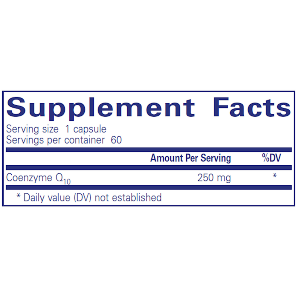 Pure Encapsulations CoQ10 250mg 60 capsules