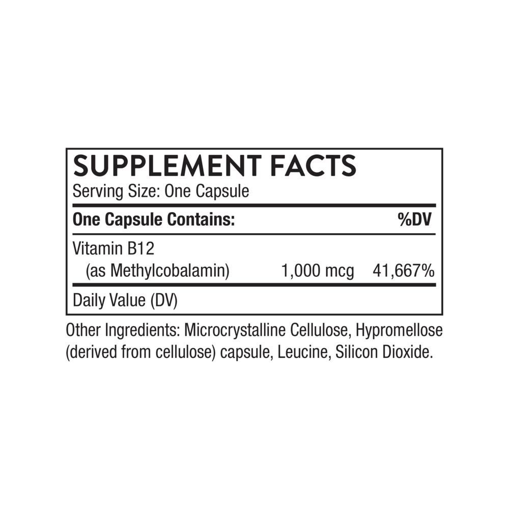 Thorne Vitamin B12 90 capsules