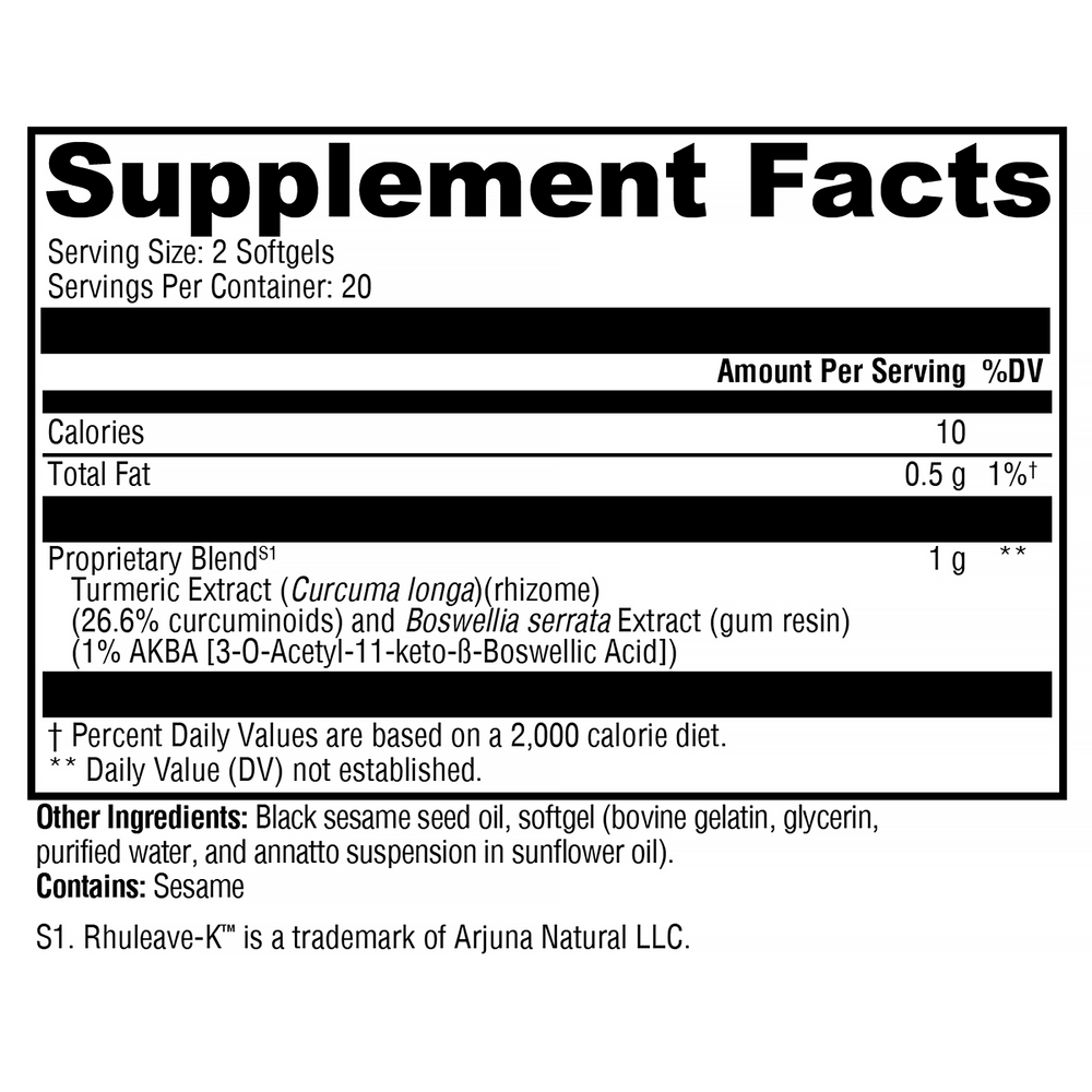 XYMOGEN SynovX Relief 40 softgels