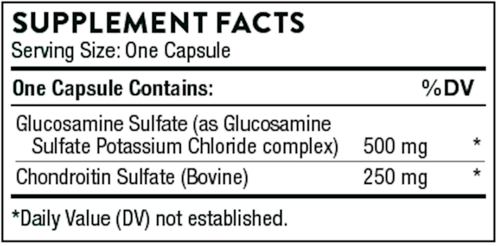 Thorne Glucosamine & Chondroitin 90 capsules