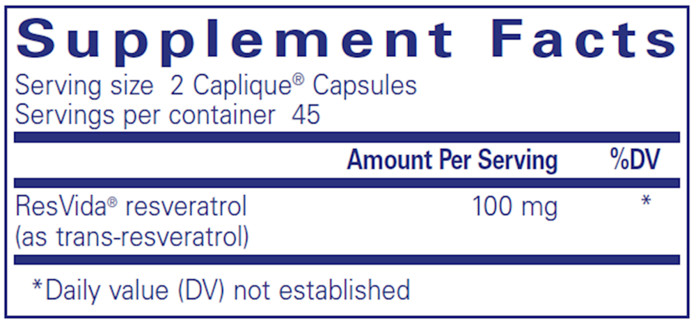 Pure Encapsulations Resveratrol VESIsorb 90 capsules