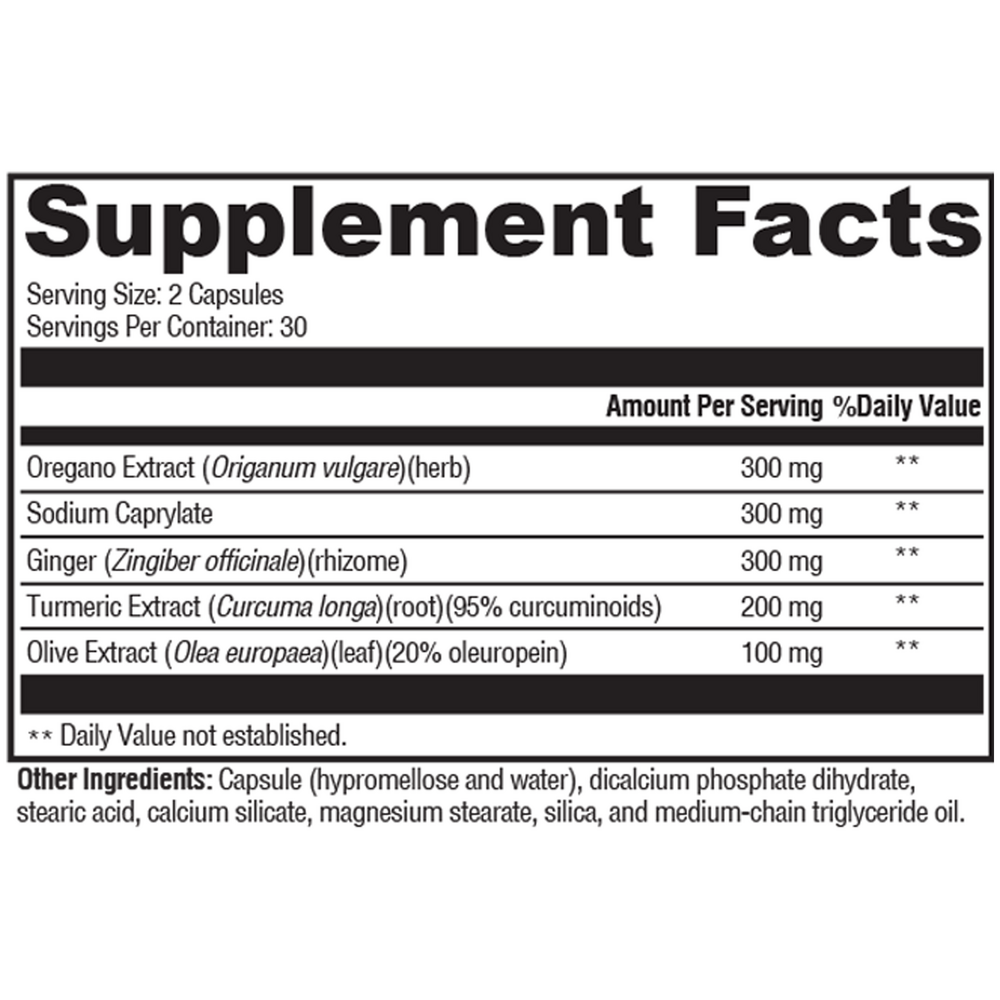 XYMOGEN Candicidal 60 capsules