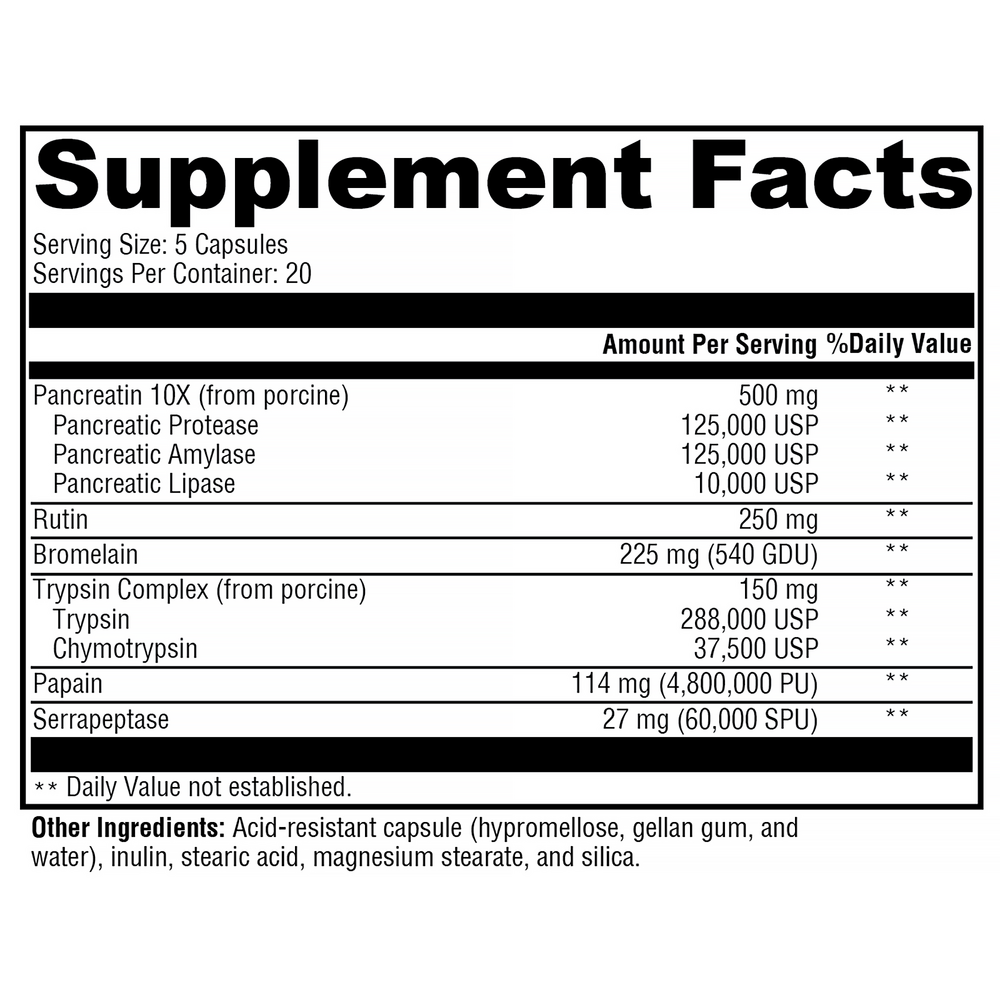XYMOGEN ProteoXyme 100 capsules