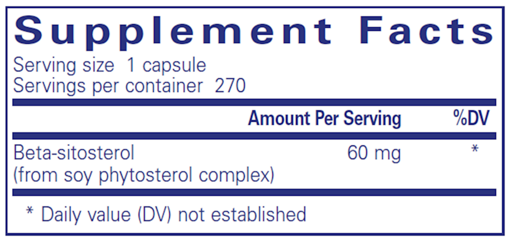 Pure Encapsulations Beta-Sitosterol 270 capsules