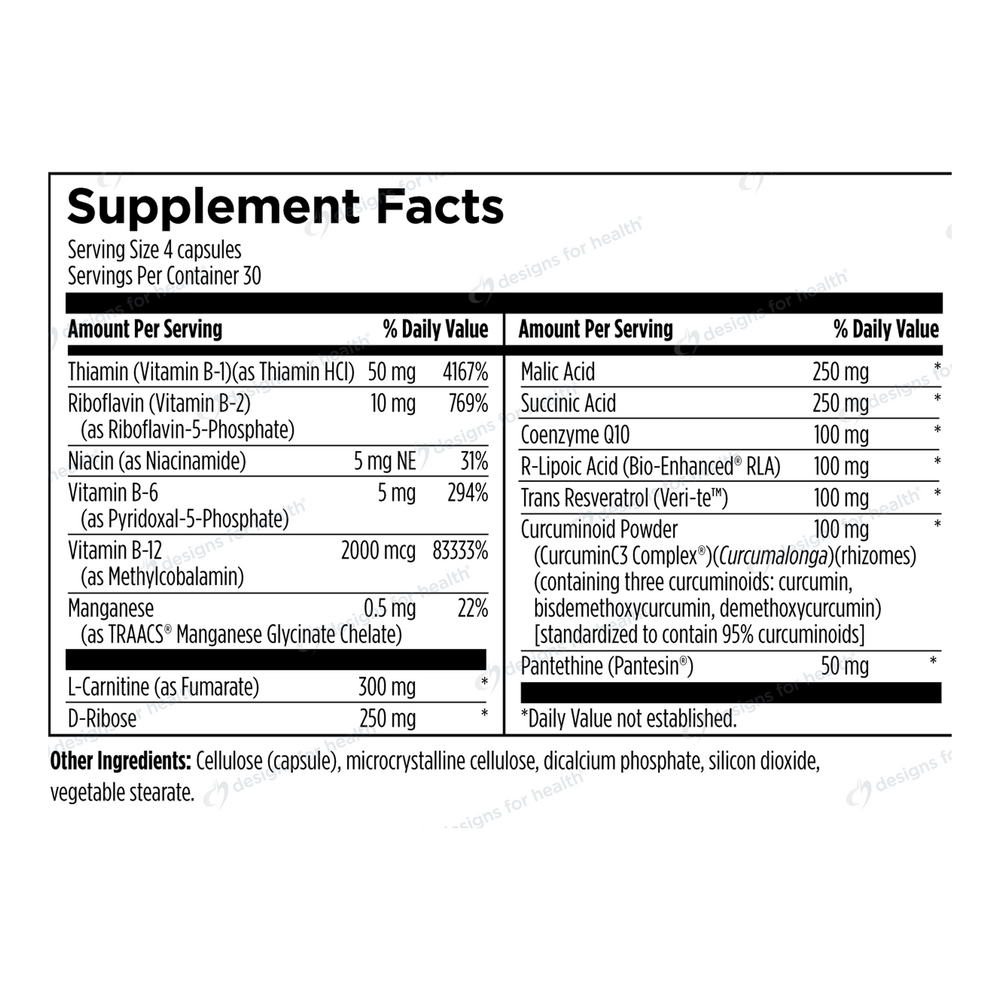 Designs For Sport Mito NRG Complex 120 capsules