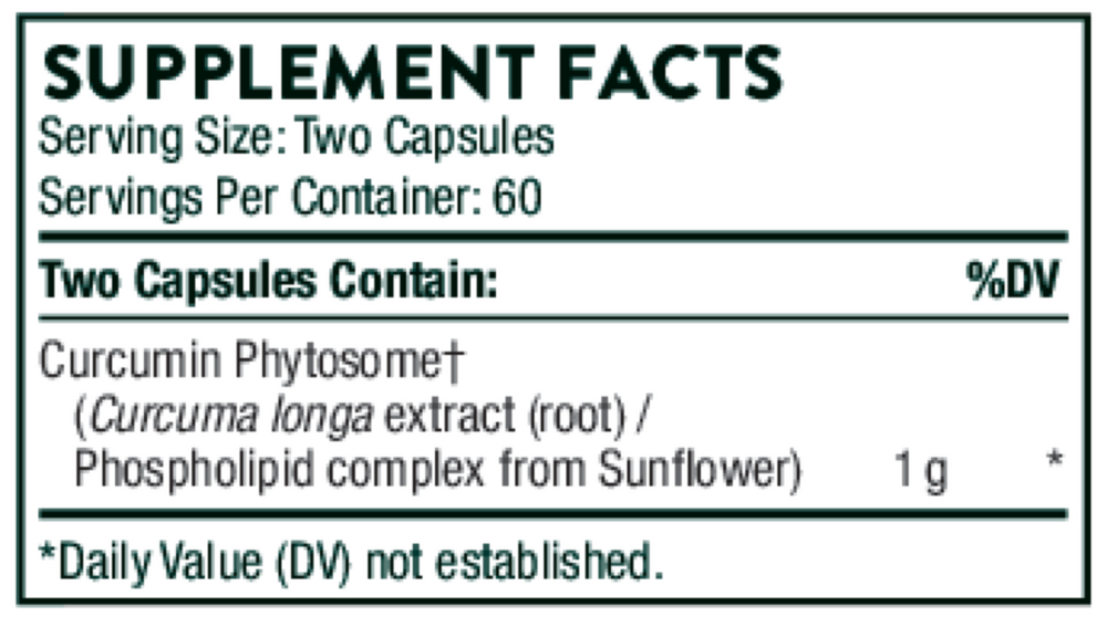 Thorne Curcumin Phytosome (formerly Meriva) NSF 120 capsules