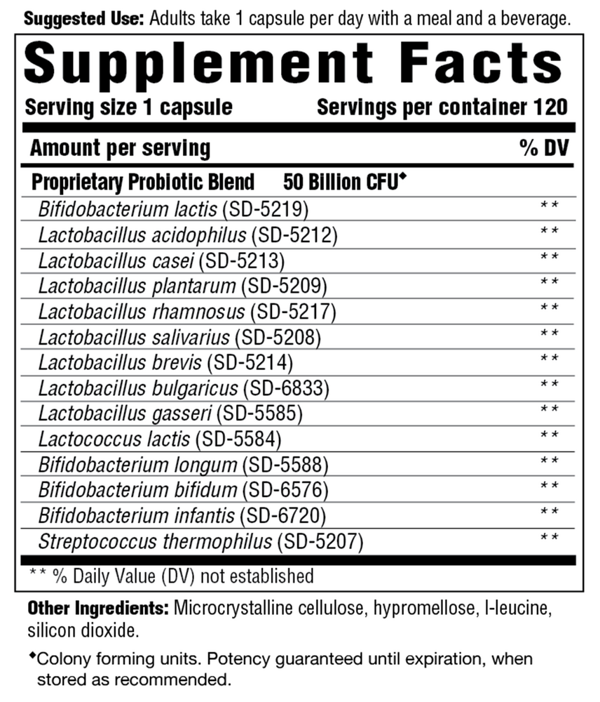 Innate Response Flora 50-14™ Clinical Strength 120 capsules