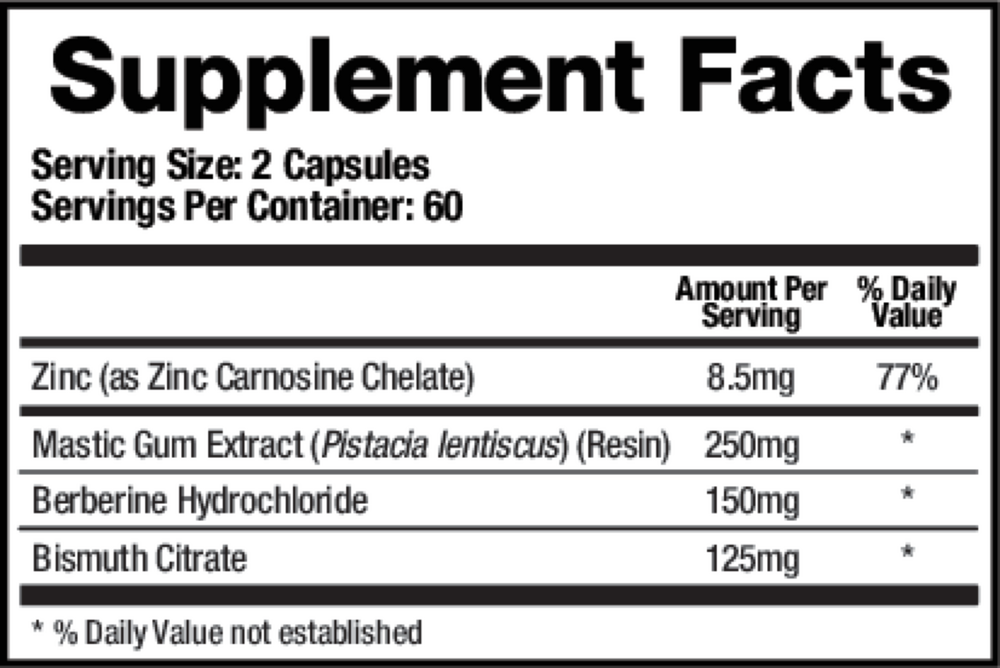 BioMatrix Pylori-X 120 capsules