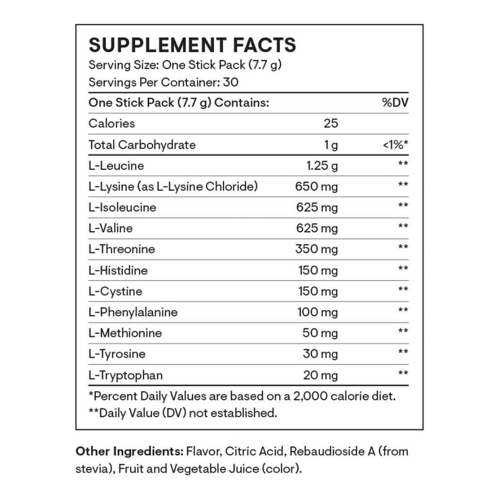 Thorne Amino Complex Berry Flavored 30 packets