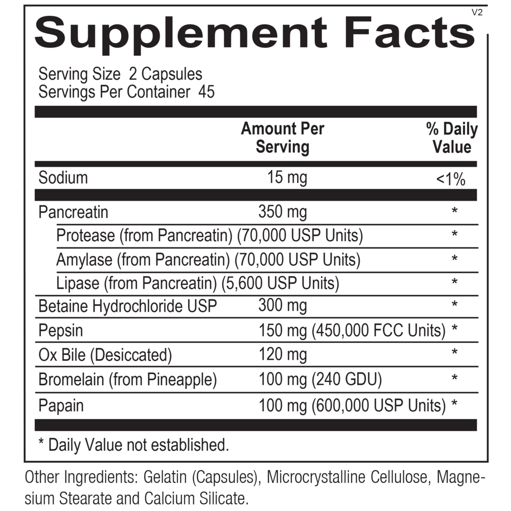Ortho Molecular Products Ortho Digestzyme 90