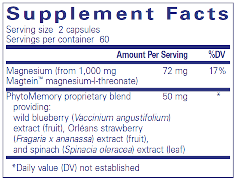 Pure Encapsulations CogniMag 120 capsules