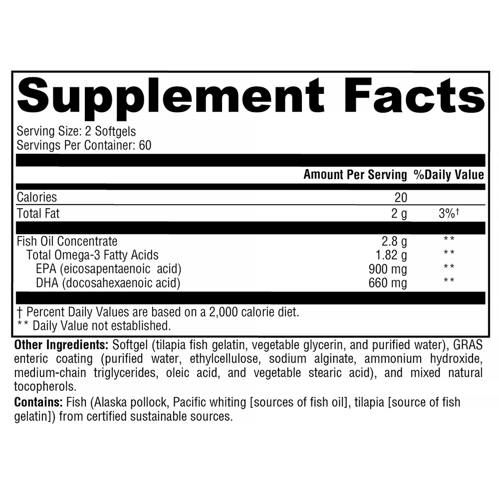 XYMOGEN OmegaPure 780 EC 120 Softgels