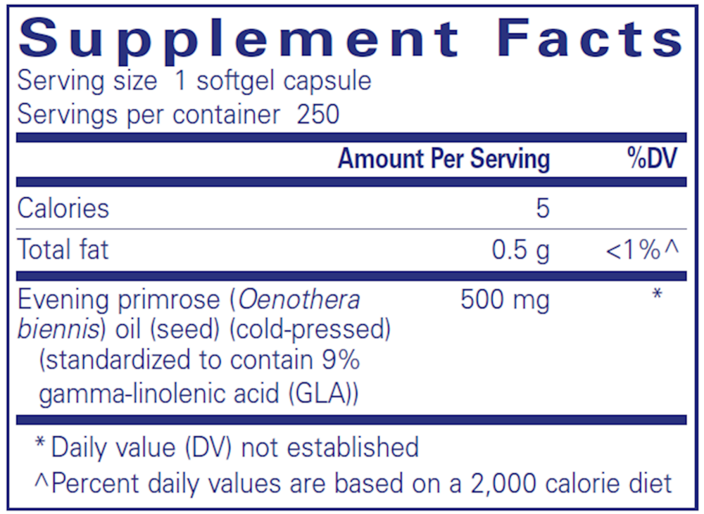 Pure Encapsulations EPO 250 softgel capsules