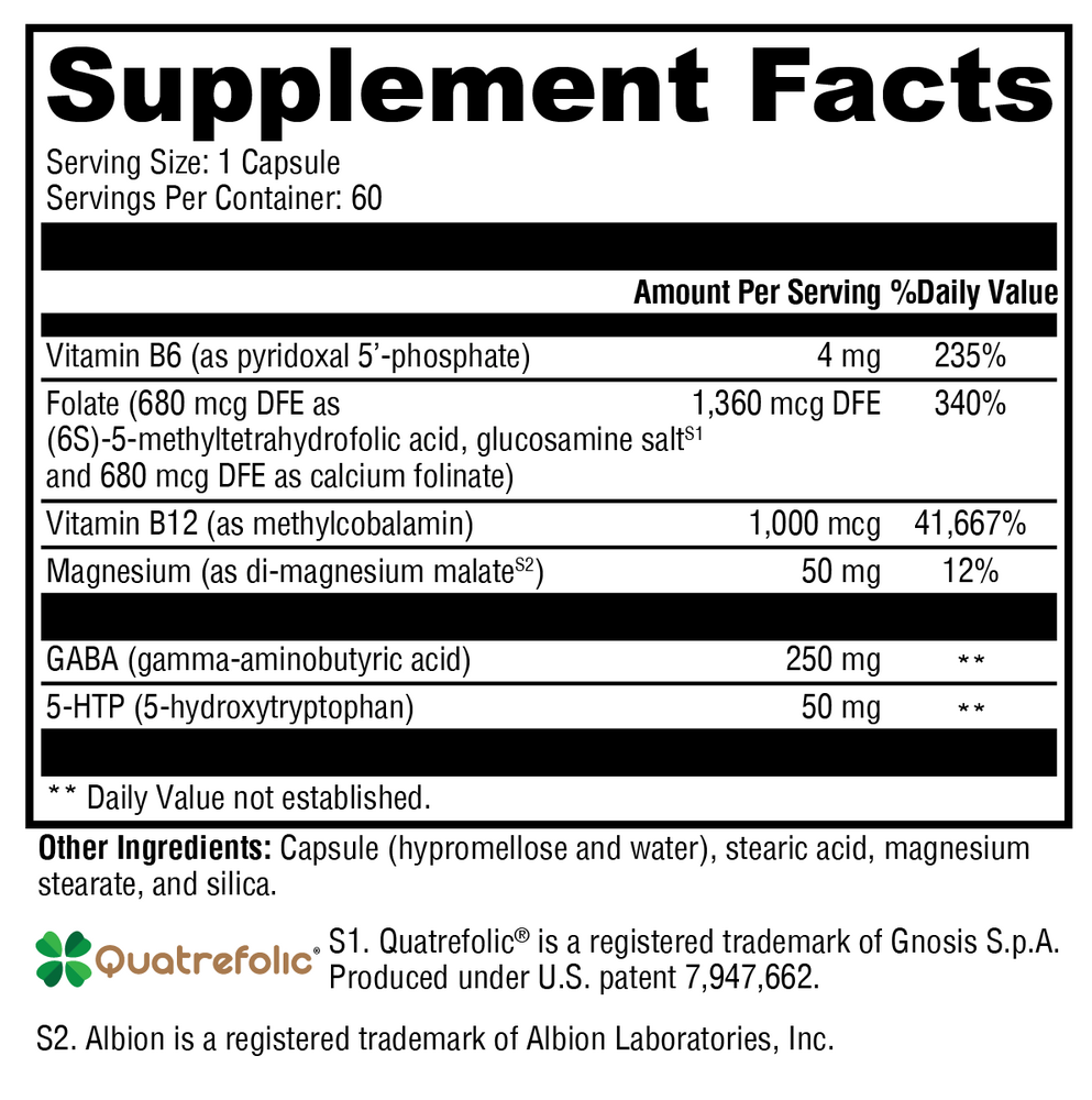 XYMOGEN Mood Food 60 capsules