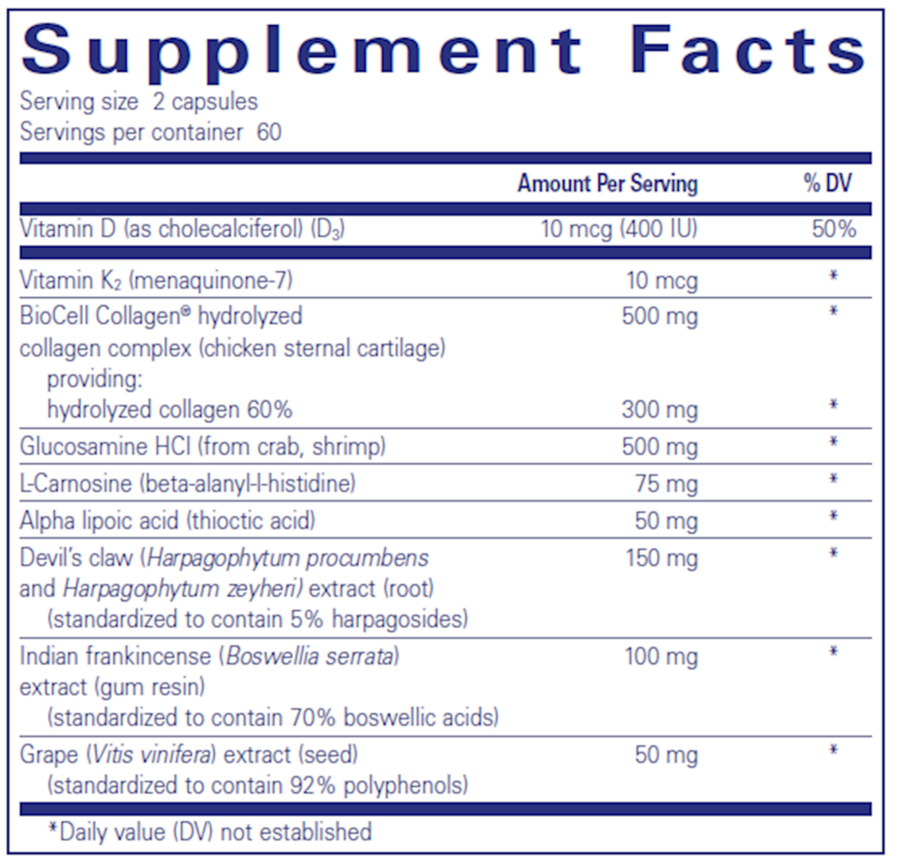 Pure Encapsulations Disc-Flex 120 capsules
