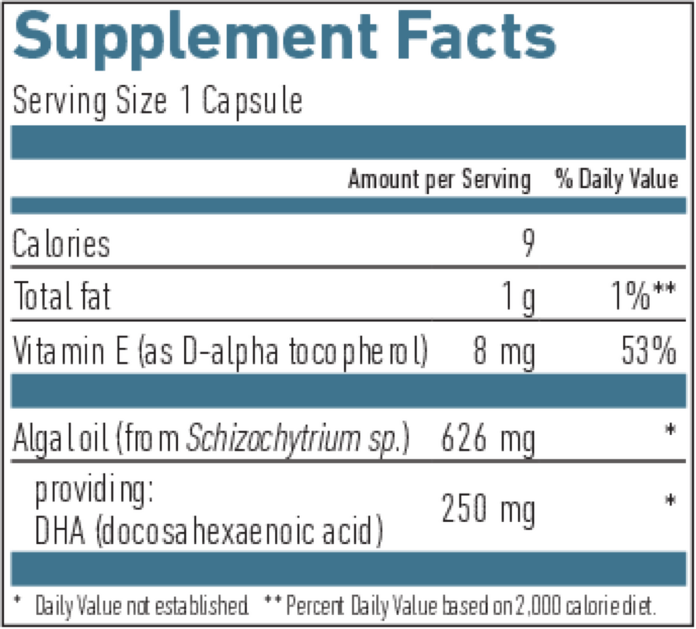 Biogena Omega 3 DHA Vegan 60 capsules