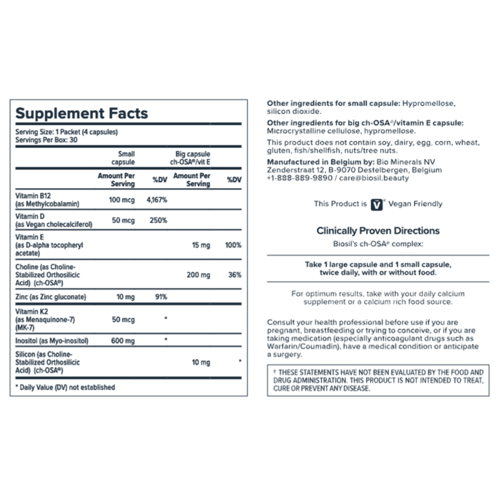 Biosil® GLP-1 Post-Weight Loss – ch-OSA® Formula for Skin, Hair & Tissue Resilience 30 packets