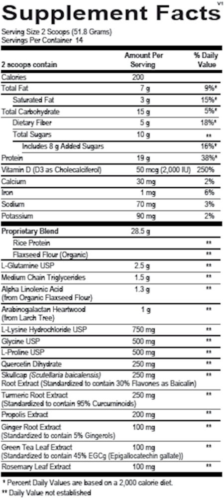 Ortho Molecular Products InflammaCORE Strawberry — 14 Servings