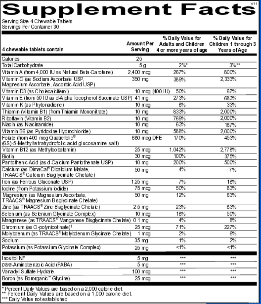Ortho Molecular Products SuperNutes 120 capsules