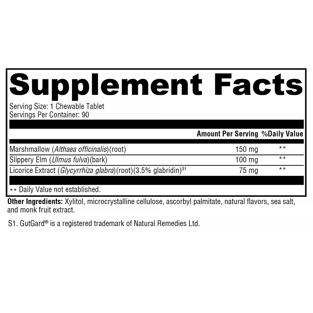 XYMOGEN GI Soothe Chocolate Flavor 90 Chewables