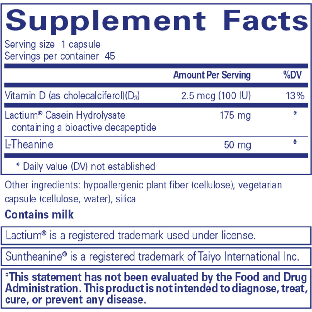Pure Encapsulations Sereniten Plus 45 capsules