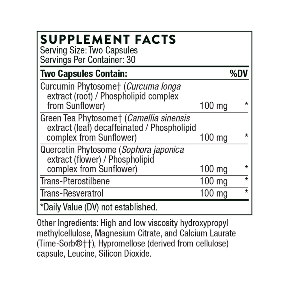 Thorne Reservatrol Complex (formerly PolyResveratrol-SR) 60 capsules