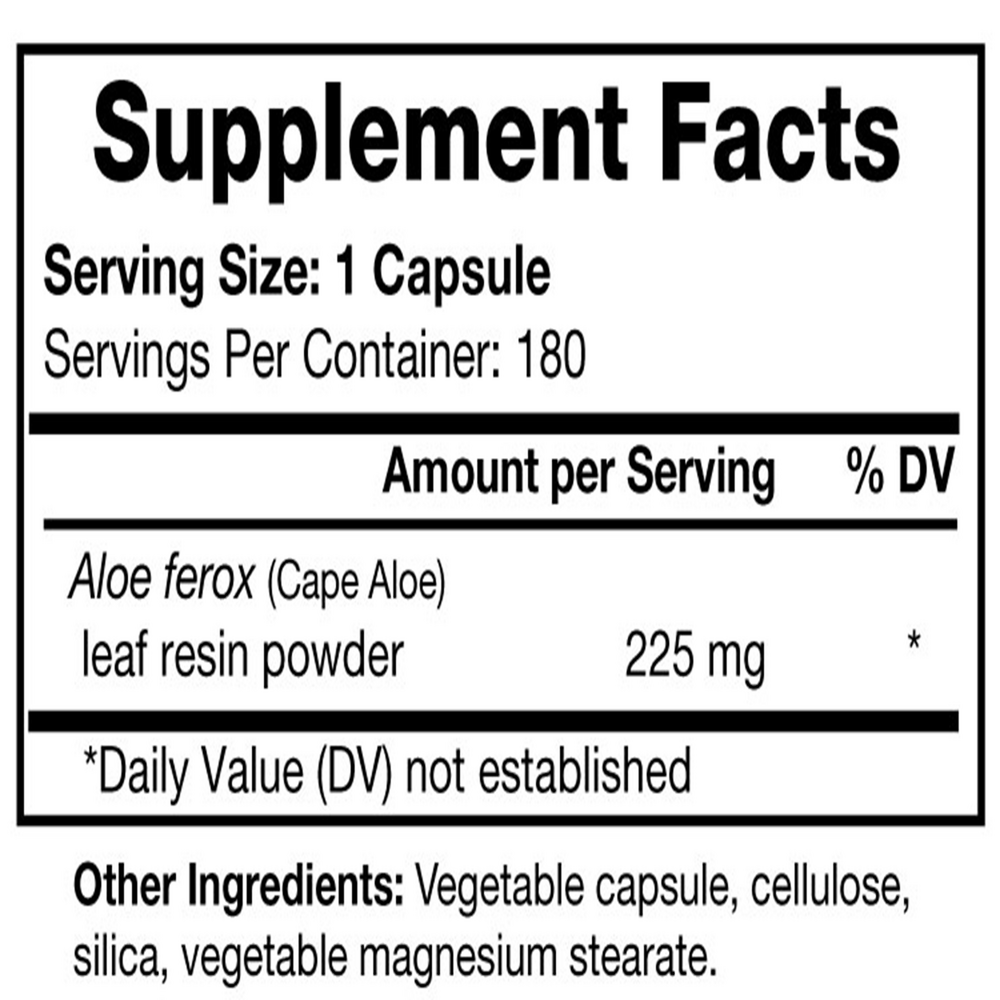 Bio-Design Aloe Lax 225 180 capsules