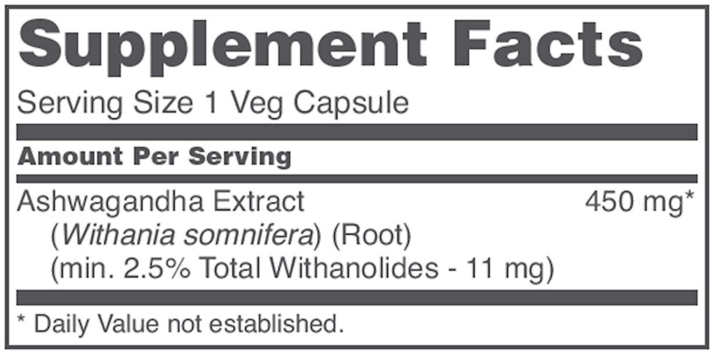 Protocol for Life Balance Ashwagandha Extract 450mg 90 capsules
