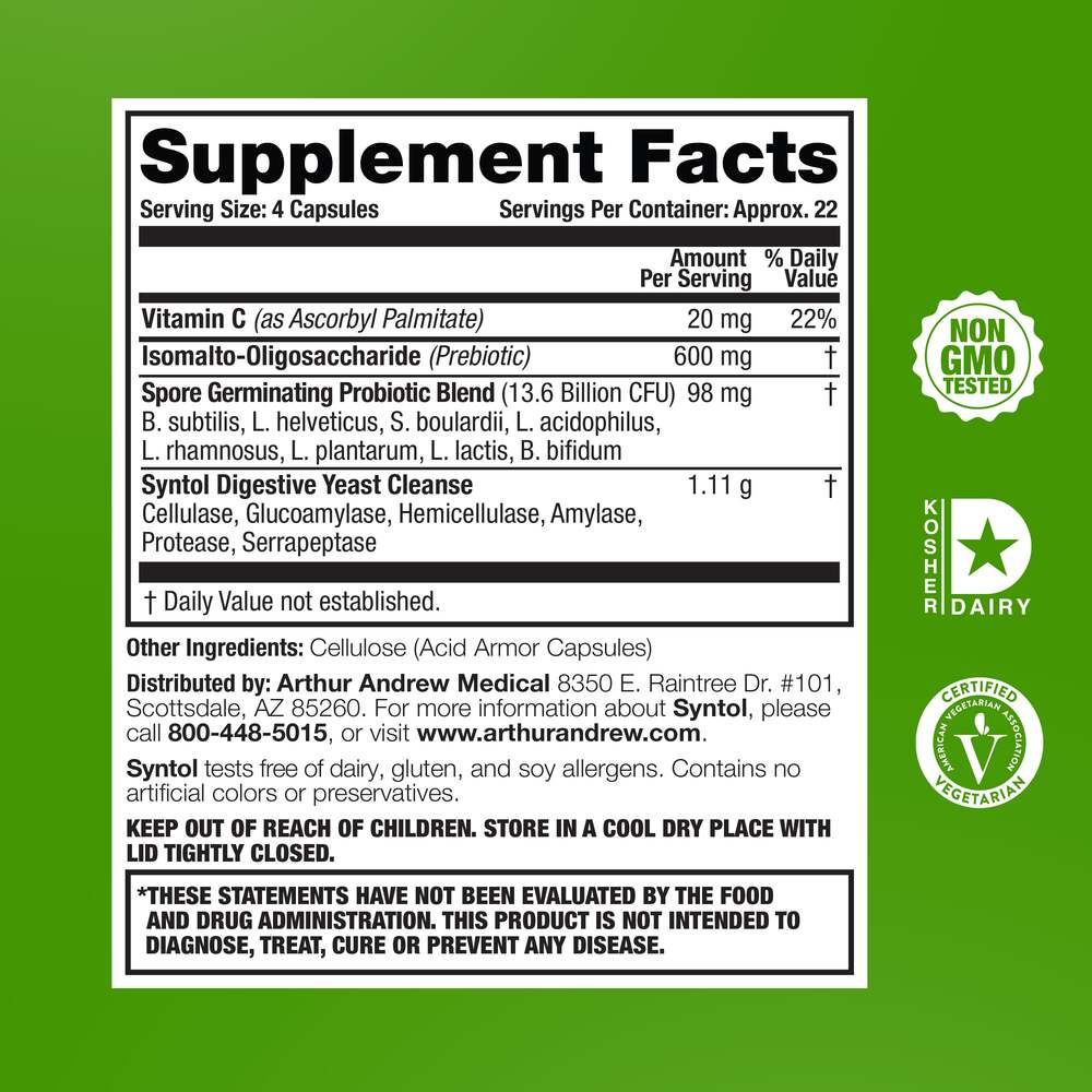Arthur Andrew Medical Syntol AMD 180 capsules