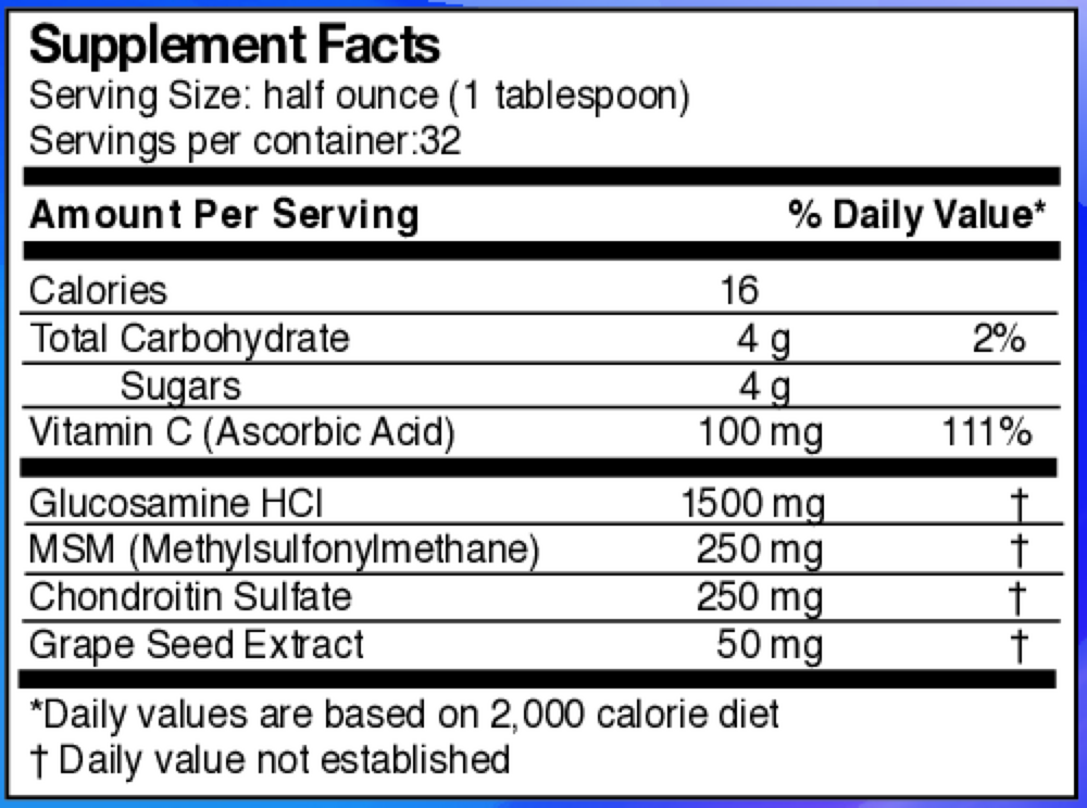 Dr's Advantage Liquid Glucosamine 1500-Chondroitin-MSM 473ml