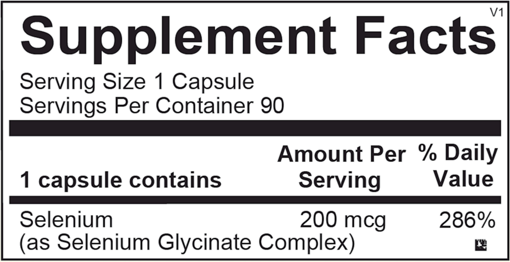 Ortho Molecular Products Reacted Selenium 90 capsules