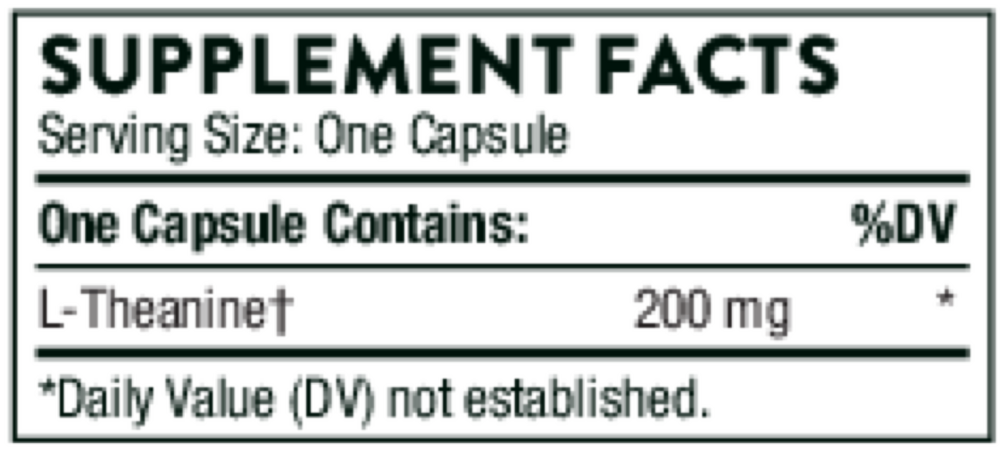 Thorne Theanine 90 capsules