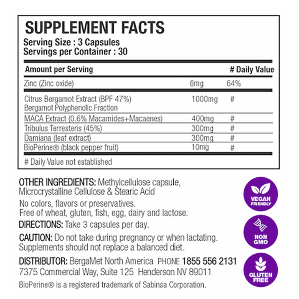 Bergamet BergaMet HerHeart 90 capsules