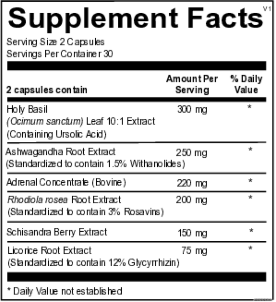 Ortho Molecular Product TruAdapt 60 capsules