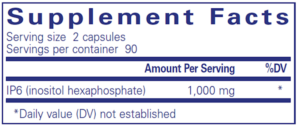 Pure Encapsulations IP6 180 capsules