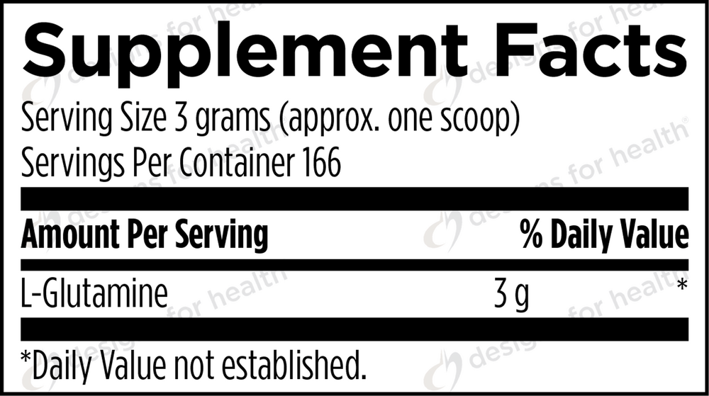 Designs For Sport Glutamine Powder 500g