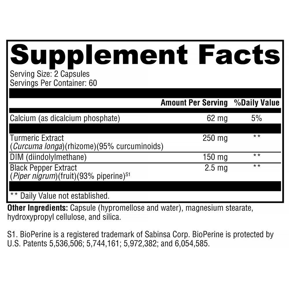 XYMOGEN DIMension 3 (Turmeric Extract) 120 capsules