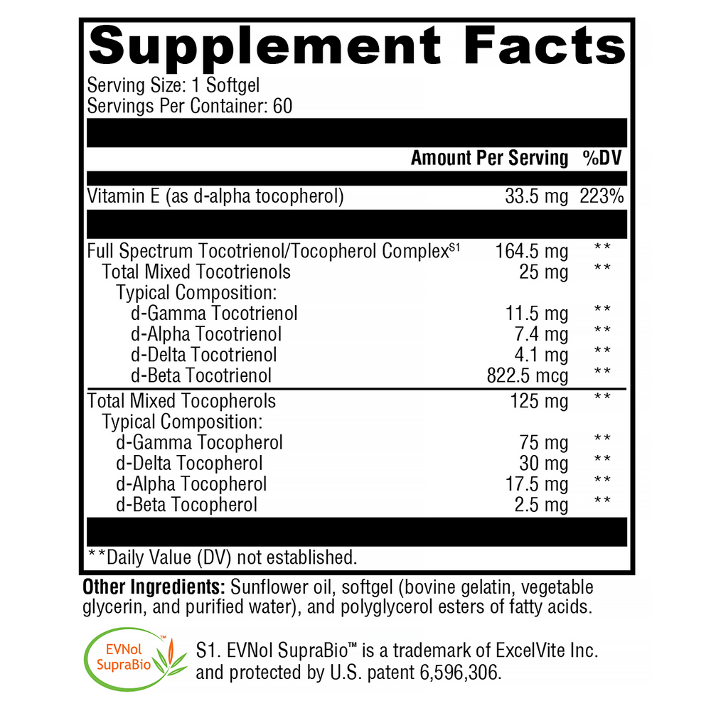XYMOGEN Xcellent E 60 Softgels