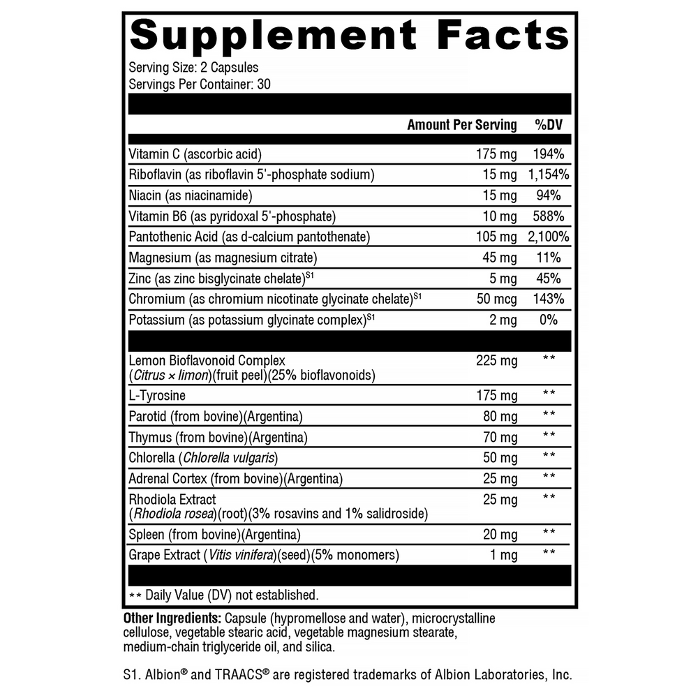 XYMOGEN Adrenal Manager 60 capsules