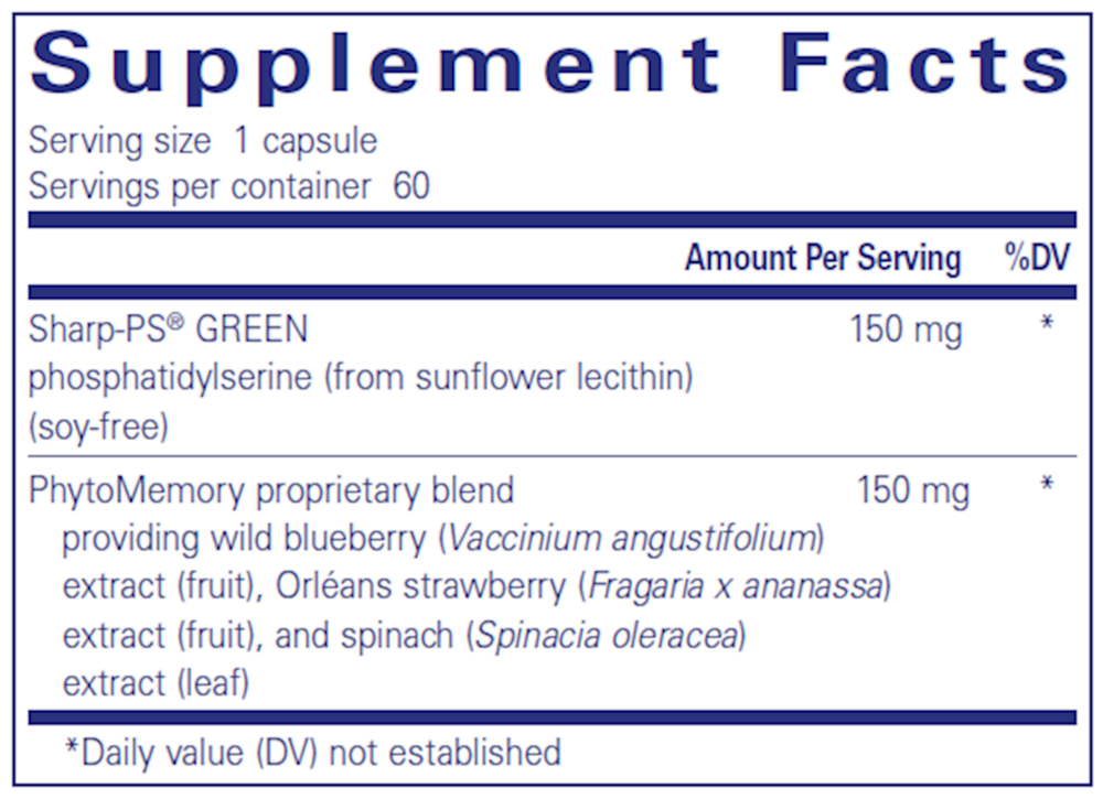Pure Encapsulations PS Plus 60 capsules