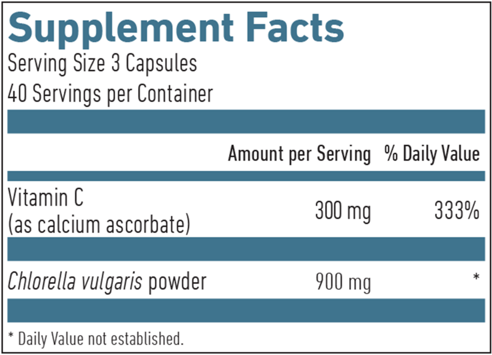 Biogena Chlorella Plus C 120 capsules