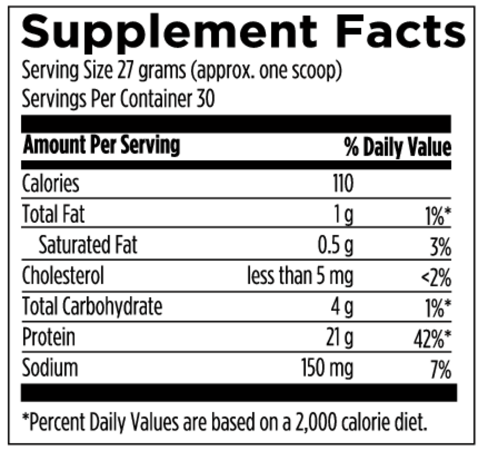 Designs For Sport Grass-Fed Beef Protein Powder, Vanilla 810g