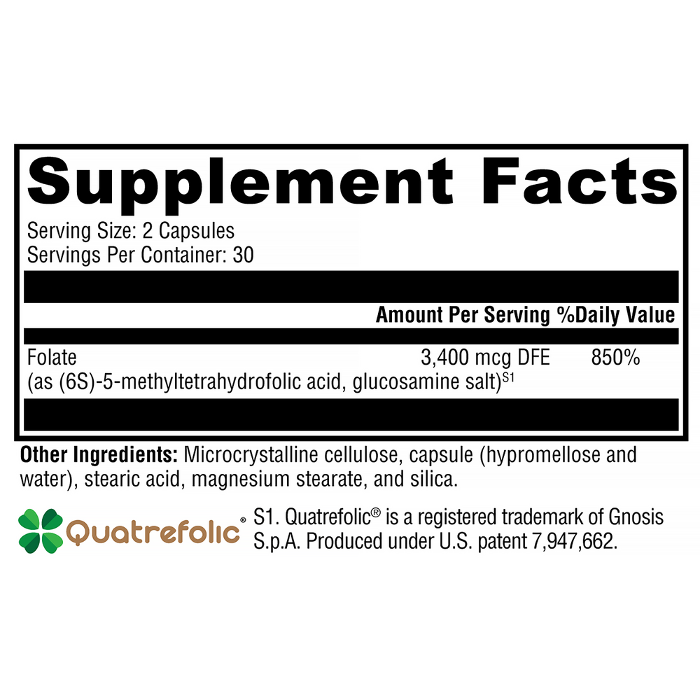 XYMOGEN 5-MTHF 60 capsules
