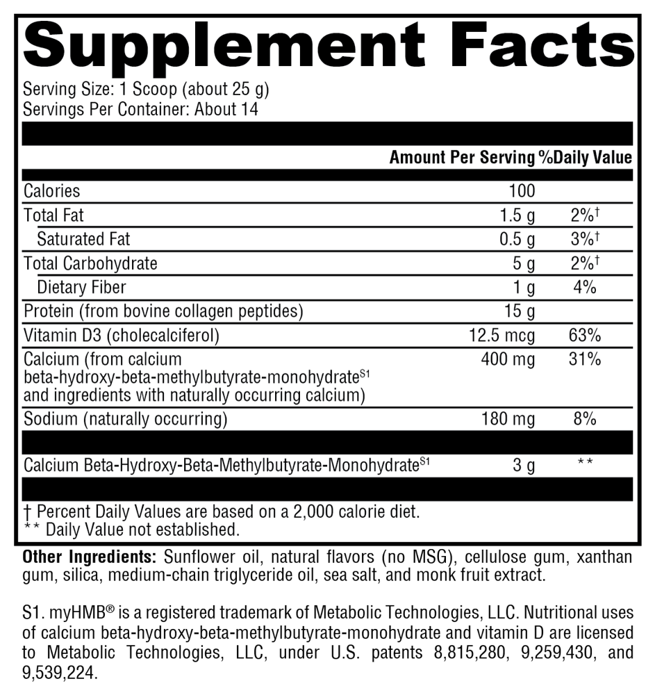 XYMOGEN FIT Lean Food Collagen Vanilla 350g